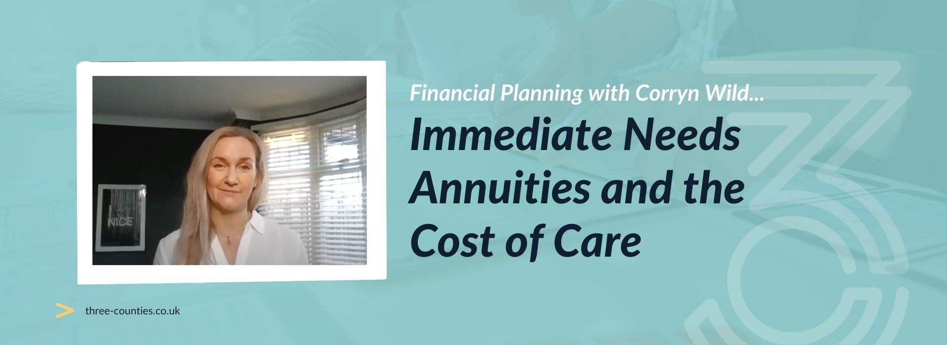 Financial Planning: Immediate Needs Annuities and the Cost of Care